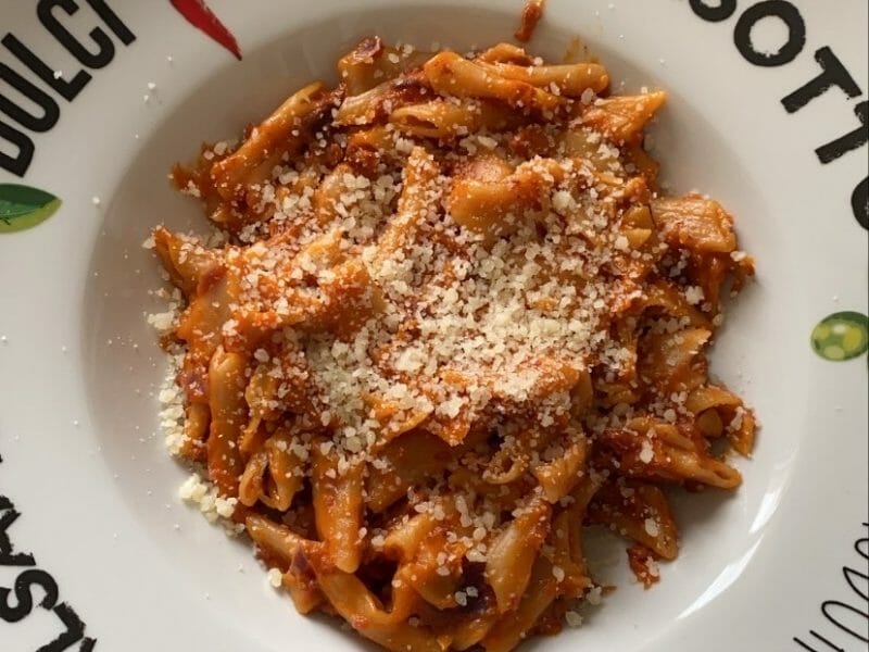Cliquez pour zoomer ! Penne au chorizo Thermomix par Adeline_7