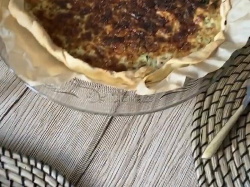 Cliquez pour zoomer ! Quiche saumon et courgettes Thermomix par Adeline_7