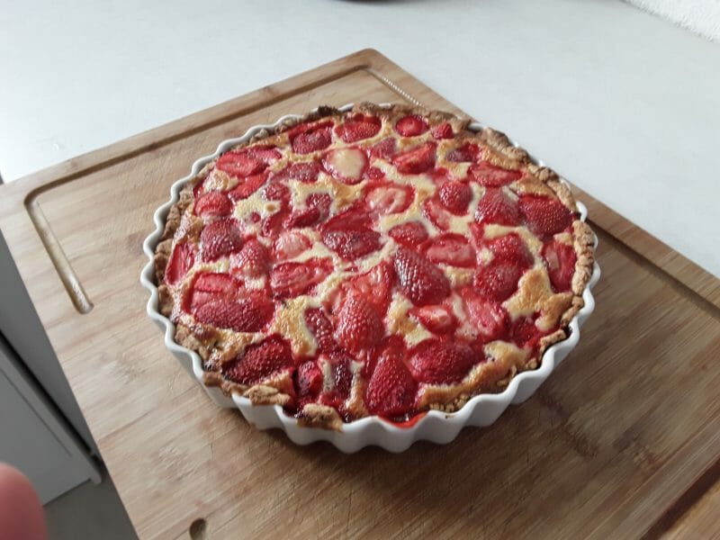 Cliquez pour zoomer ! Tarte à la rhubarbe Thermomix par mimie17