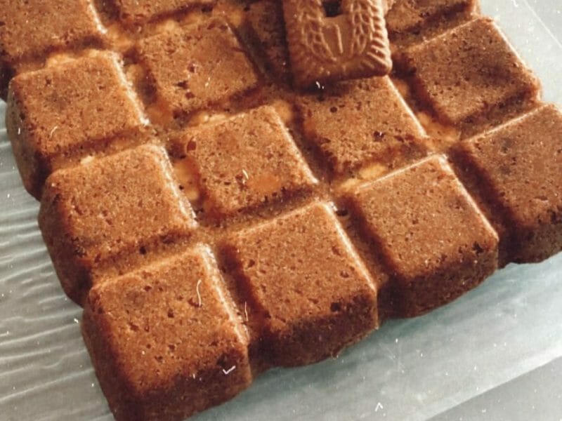 Cliquez pour zoomer ! Carrés spéculoos et chocolat blanc Thermomix par Lau_3