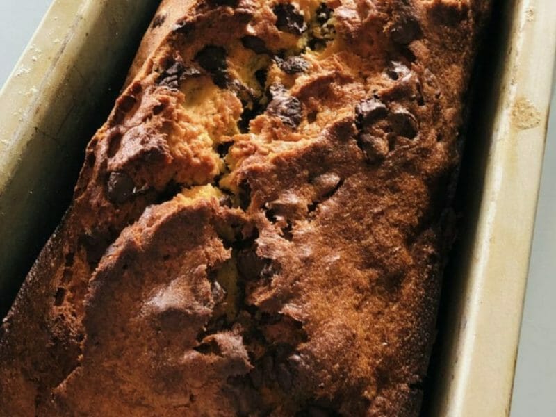 Cliquez pour zoomer ! Cake banane et pépites de chocolat Thermomix par Lau_3