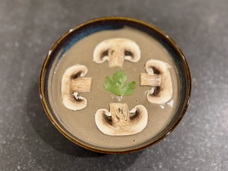Cliquez pour zoomer ! Velouté de champignons Thermomix par La Cuisinière Provençale