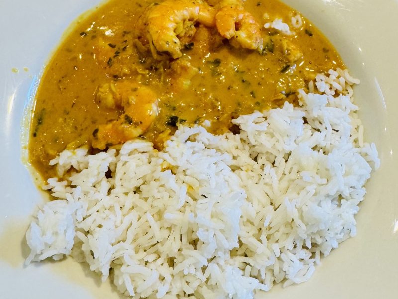Cliquez pour zoomer ! Curry de crevettes au lait de coco Thermomix par La Cuisinière Provençale