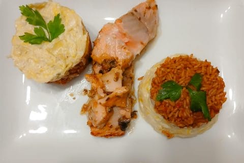 Cliquez pour zoomer ! Saumon au citron et à l’ail Thermomix par @amour777@