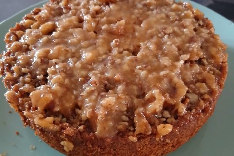 Cliquez pour zoomer ! Gâteau pécan caramel Thermomix par @amour777@