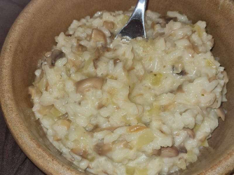Cliquez pour zoomer ! Risotto champignons et courgettes Thermomix par nanaa