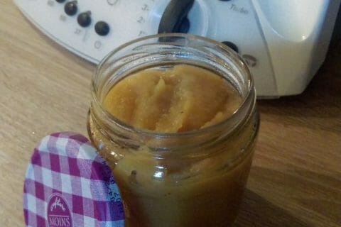 Compote De Pommes Bananes Et Miel Au Thermomix Cookomix