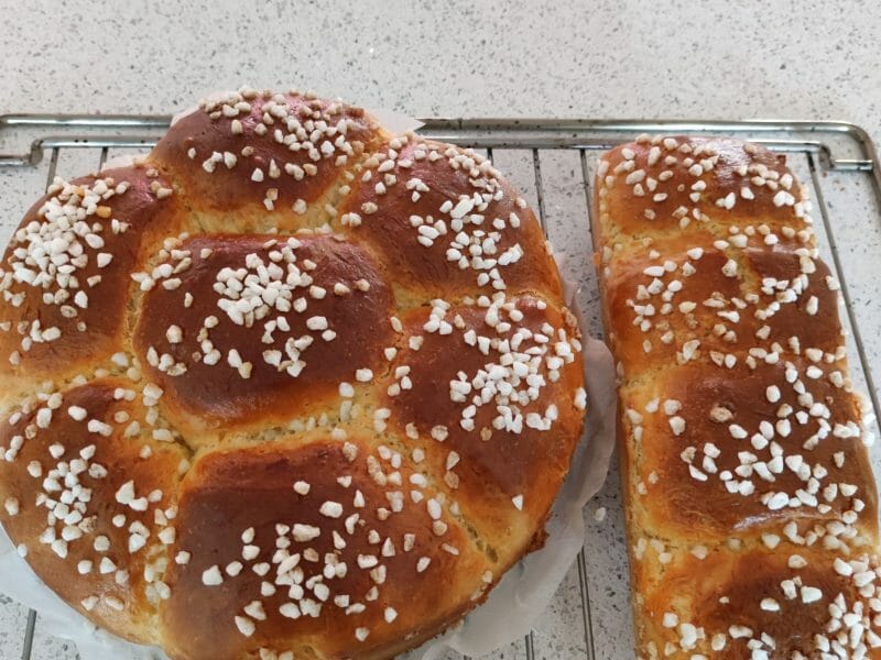 Cliquez pour zoomer ! Brioche tressée à la mie filante Thermomix par mikoko31
