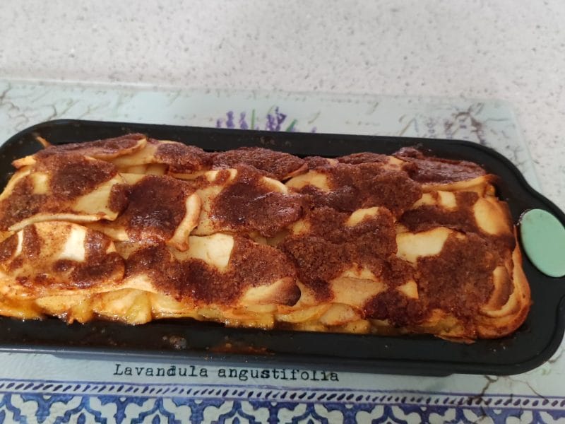 Cliquez pour zoomer ! Cake aux pommes à l’ancienne Thermomix par mikoko31