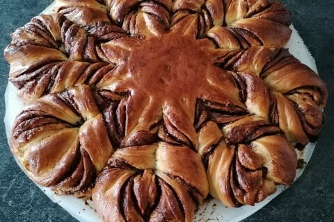 Cliquez pour zoomer ! Brioche étoilée au Nutella Thermomix par Melissa_9