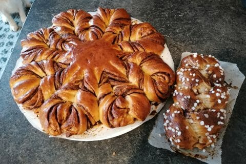 Cliquez pour zoomer ! Brioche étoilée au Nutella Thermomix par Melissa_9