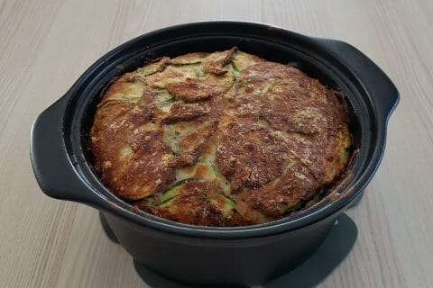 Cliquez pour zoomer ! Gâteau invisible aux courgettes au Thermomix