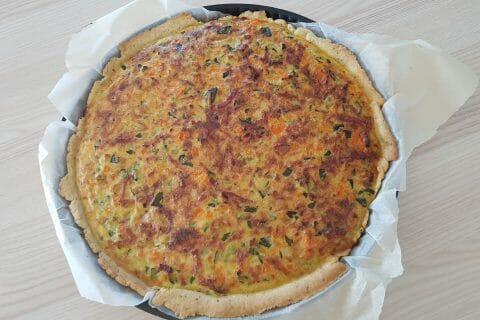Cliquez pour zoomer ! Tarte courgettes et carottes au Thermomix