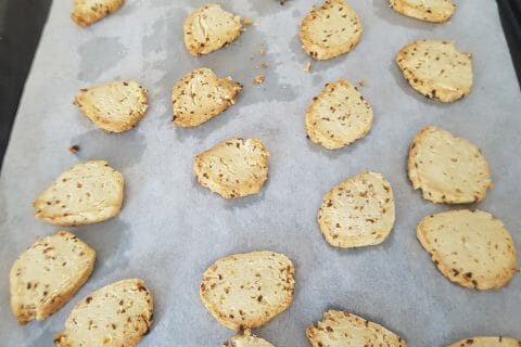 Cliquez pour zoomer ! Biscuits apéritif crème et oignon au Thermomix