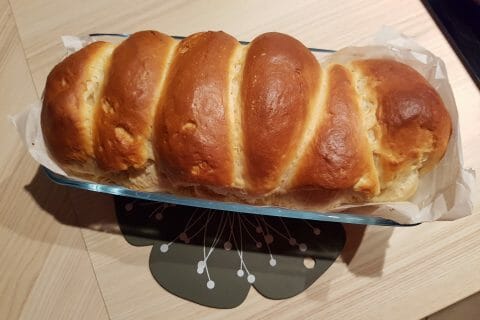 Cliquez pour zoomer ! Brioche sans beurre, sans oeufs au Thermomix