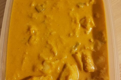 Cliquez pour zoomer ! Curry de poisson au lait de coco au Thermomix