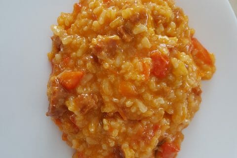 Cliquez pour zoomer ! Risotto au chorizo au Thermomix