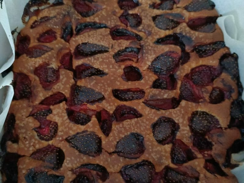 Cliquez pour zoomer ! Gâteau aux fraises Thermomix par Djuna