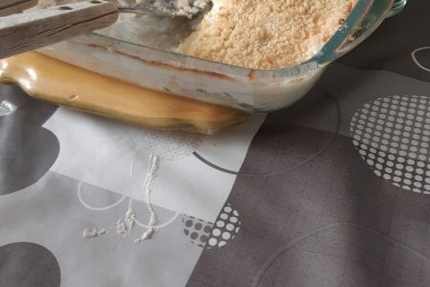 Cliquez pour zoomer ! Crumble courgettes, chèvre et lardons Thermomix par Sylvaine la trolle