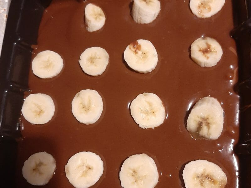 Cliquez pour zoomer ! Brownie fondant choco-banane Thermomix par cricri95