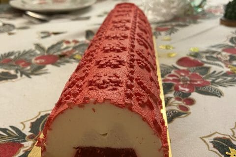 Cliquez pour zoomer ! Bûche citron et framboises Thermomix par MorganeDG
