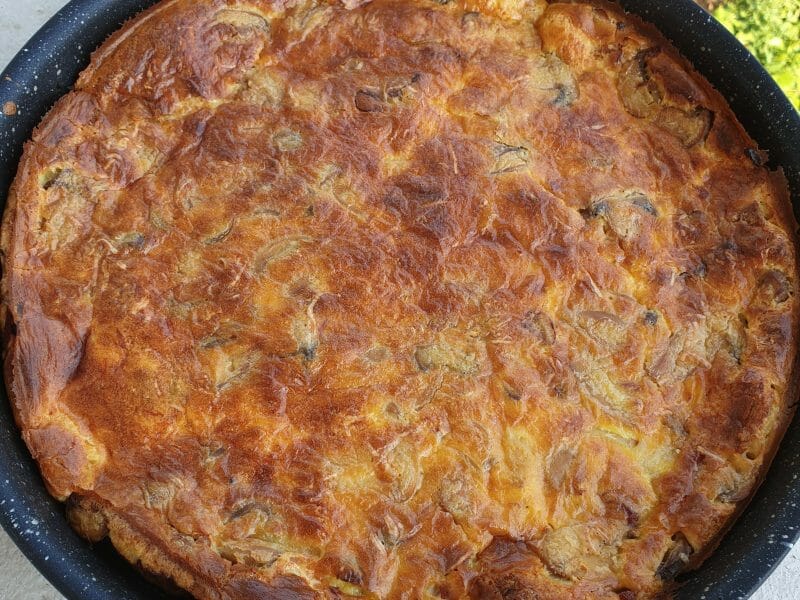 Cliquez pour zoomer ! Tarte champignons et lardons Thermomix par Caroluche