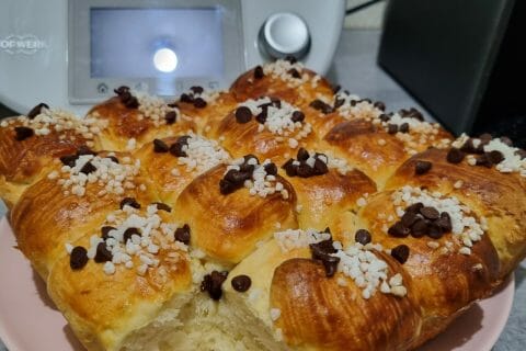 Cliquez pour zoomer ! Brioche tressée à la mie filante Thermomix par Steph_4