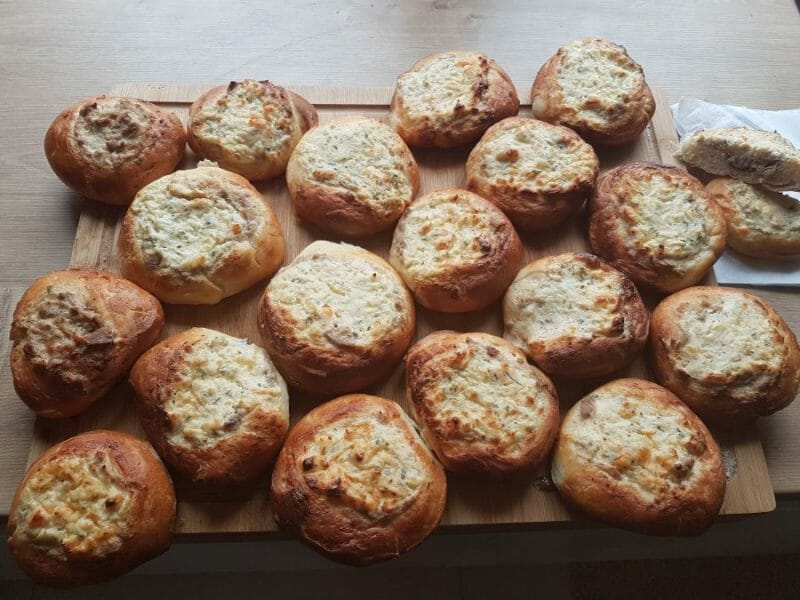 Cliquez pour zoomer ! Poğaça – Petits pains Turcs à la Feta Thermomix par laudja
