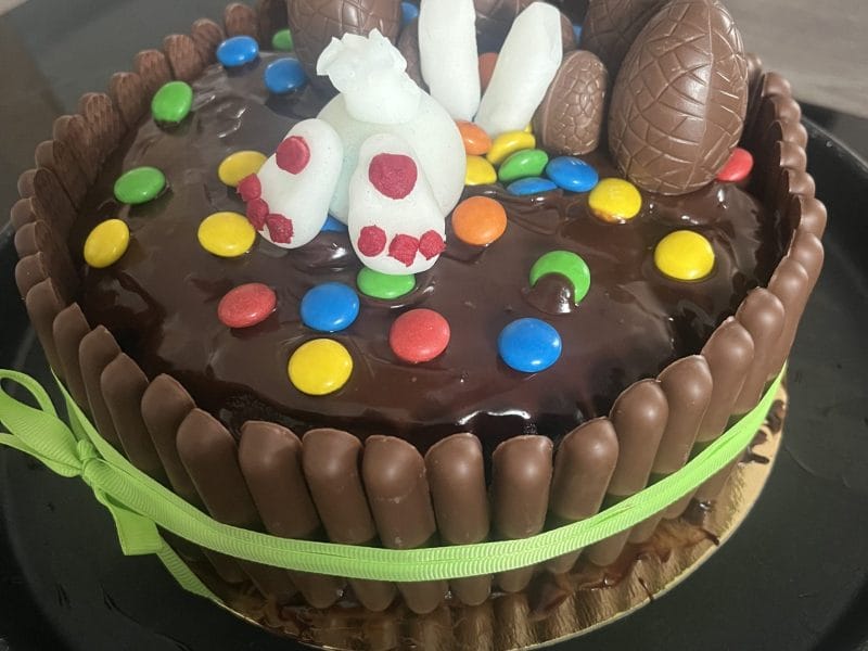 Cliquez pour zoomer ! Gâteau lapin de Pâques Thermomix par stephmcs