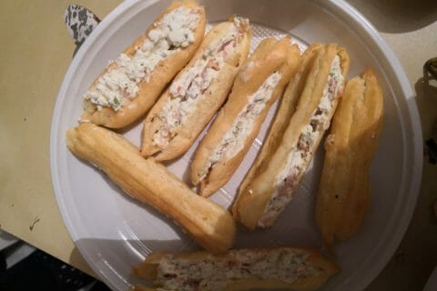 Cliquez pour zoomer ! Mini éclairs au saumon fumé Thermomix par Leone