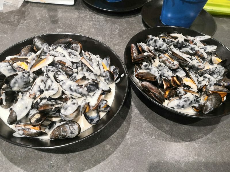 Cliquez pour zoomer ! Moules sauce au roquefort Thermomix par Leone