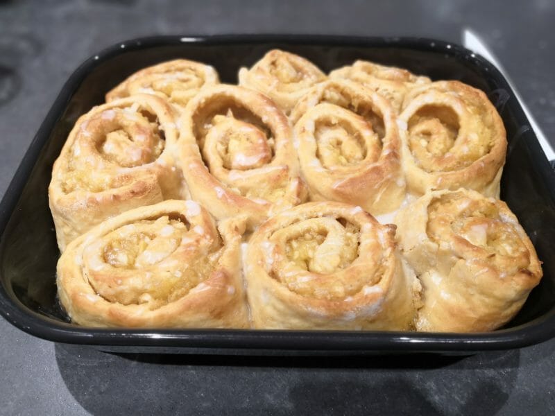 Cliquez pour zoomer ! Roulés aux pommes et à la cannelle Thermomix par Leone
