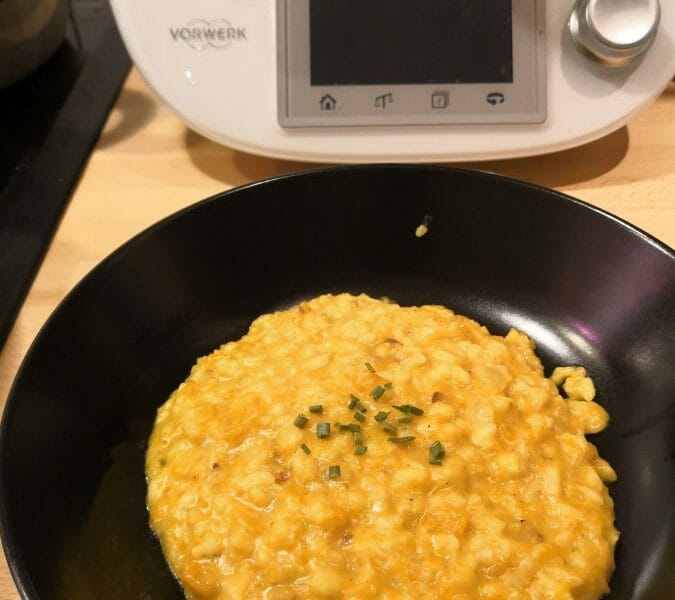 Cliquez pour zoomer ! Risotto de butternut aux châtaignes Thermomix par Leone