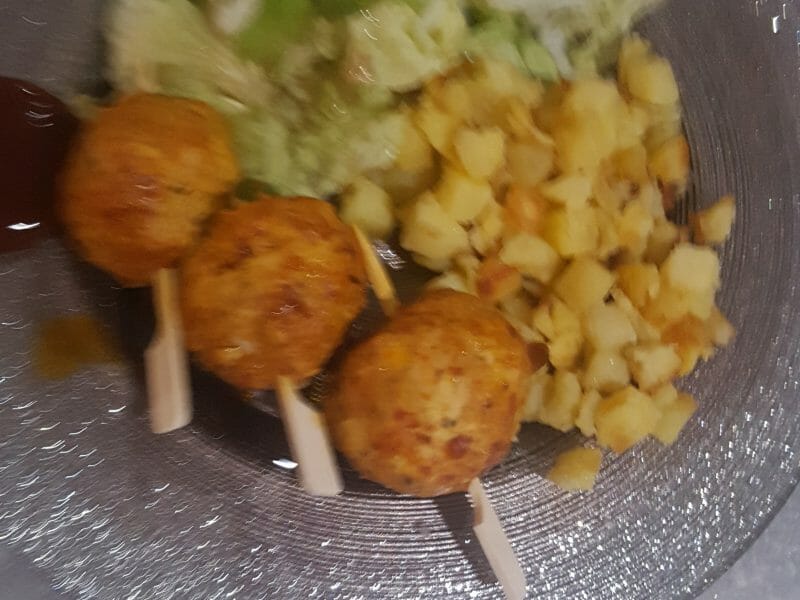 Cliquez pour zoomer ! Boulettes de poulet au chorizo Thermomix par MllxLauriane