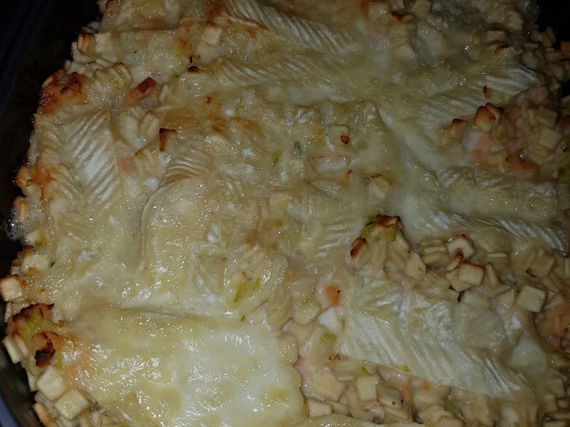 Cliquez pour zoomer ! Gratin de crozets aux courgettes et saumon fumé Thermomix par kro42340