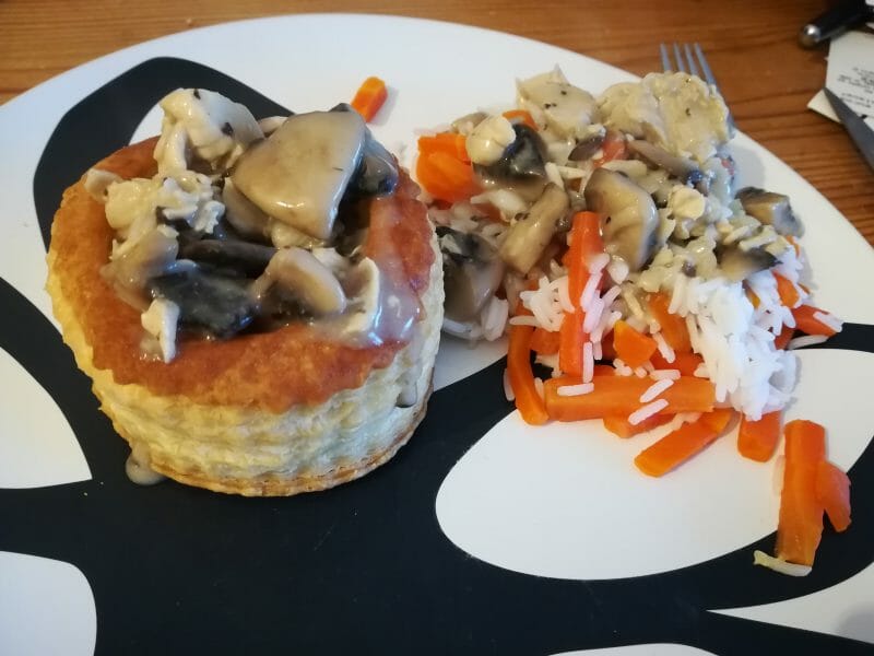 Bouchees A La Reine Au Thermomix Cookomix