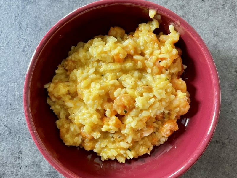 Cliquez pour zoomer ! Risotto crevettes et curry Thermomix par Sab_Cook
