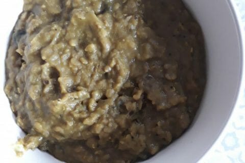 Cliquez pour zoomer ! Dhal d’aubergine et de lentilles corail au Thermomix