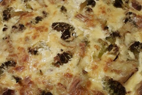 Cliquez pour zoomer ! Tarte aux brocolis et roquefort au Thermomix