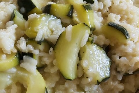 Cliquez pour zoomer ! Risotto courgettes et crevettes au Thermomix
