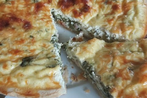 Cliquez pour zoomer ! Quiche au vert de blettes au Thermomix