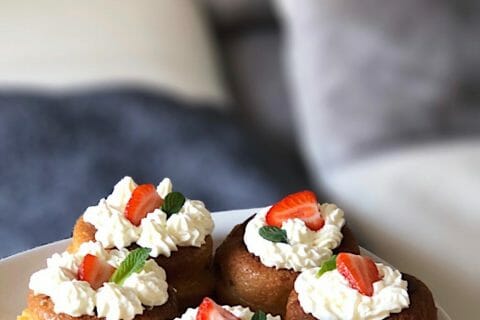 Cliquez pour zoomer ! Baba au rhum au Thermomix