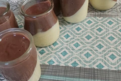 Cliquez pour zoomer ! Crème dessert au deux saveurs au Thermomix