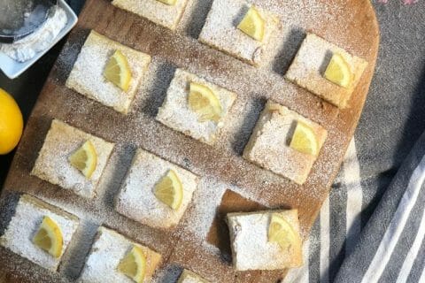 Cliquez pour zoomer ! Carrés au citron au Thermomix