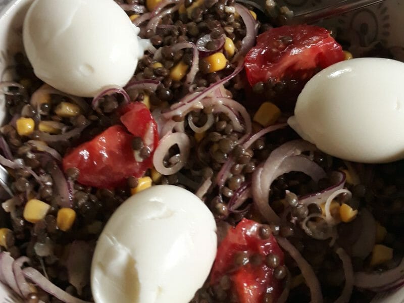 Cliquez pour zoomer ! Salade de lentilles Thermomix par Fac7