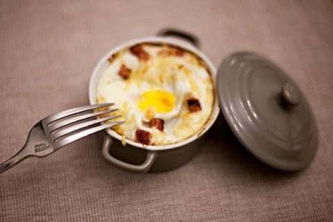 Cliquez pour zoomer ! Oeufs cocotte en parmentier au Thermomix