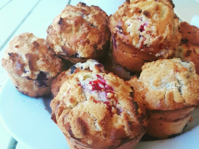 Cliquez pour zoomer ! Muffins aux myrtilles Thermomix par thalie79