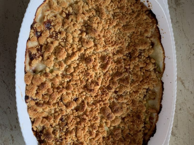 Cliquez pour zoomer ! Crumble courgettes, chèvre et lardons Thermomix par Mayotte2007_