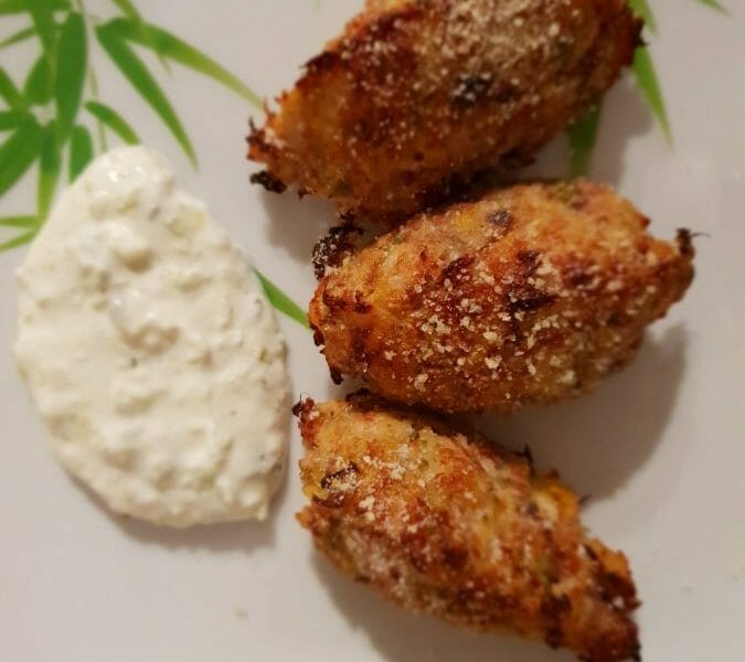 Cliquez pour zoomer ! Croquettes de chou-fleur au jambon cru Thermomix par shawah