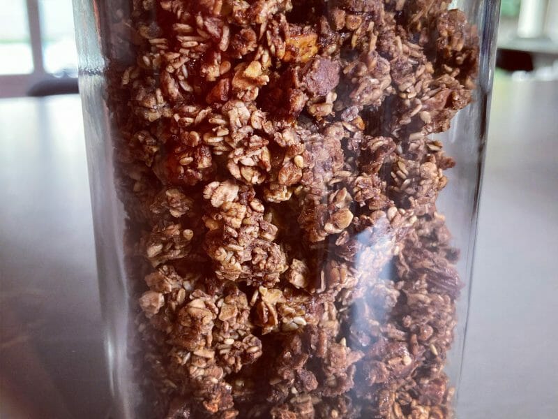 Cliquez pour zoomer ! Granola au chocolat Thermomix par Faust